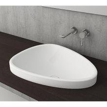 Bocchi Etna 1112-002-0125 58 cm Mat Beyaz Tezgah Üstü Lavabo