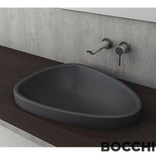 Bocchi Etna 58 cm Antrasit Yarım Tezgah Lavabo