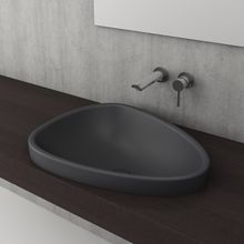 Bocchı Etna Mat Antrasit 58 cm Tezgah Üstü Lavabo