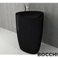 Bocchi Etna Parlak Siyah Monoblok Lavabo