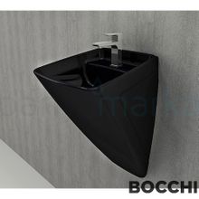 Bocchi Firenze Parlak Siyah Asma Monoblok Lavabo