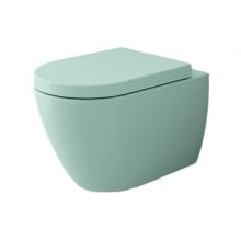 Bocchi Kanalsız Mat Mint Yeşil Kapak Hariç Venezia Asma Klozet