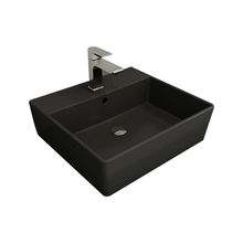 Bocchi Milano 50 cm Çanak Batarya Delikli Mat Antrasit Lavabo