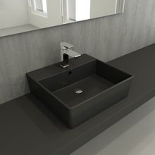 Bocchi Milano 50 cm Çanak Mat Antrasit Lavabo