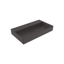 Bocchi Milano 80 cm Çanak Mat Antrasit Lavabo