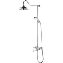 Bocchi Orient 1005-0031 Krom Banyo Bataryası Duş Kolonu ve El Duşu Seti