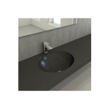Bocchi Parma Tezgah Altı 56 cm Mat Antrasit Lavabo