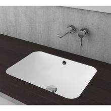 Bocchi Scala 55 cm Tezgahaltı Mat Beyaz Lavabo