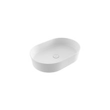Bocchi Slim Line Oval 55X38 cm Parlak Beyaz Lavabo