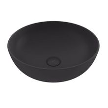 Bocchi Slim Line Yuvarlak 38 cm Mat Antrasit Lavabo