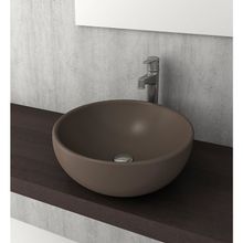 Bocchi Venezia 45 cm Çanak Mat Kahve Lavabo