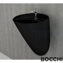 Bocchi Venezia Parlak Siyah Asma Monoblok Lavabo