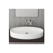 Bocchi Vessel Elips Çanak 85 cm Parlak Beyaz Lavabo