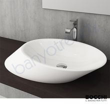 Bocchi Vessel Milano Mat Beyaz Çanak Lavabo