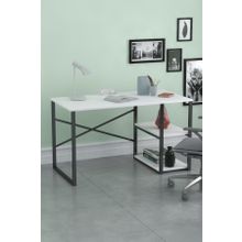Bofigo Beyaz 60x120 cm 2 Raflı Çalışma Masası