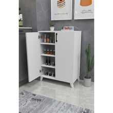 Bofigo Ceren Beyaz 4 Raflı Mutfak Dolabı