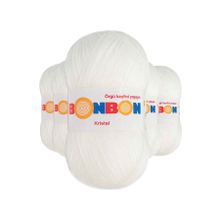 Bonbon Beyaz 98200 5 Adet Kristal El Örgü Lif İpi