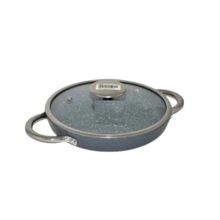 Bonera 20 cm Granit Pro Plus 1092 Siyah Çift Kulplu Omlet Tavası