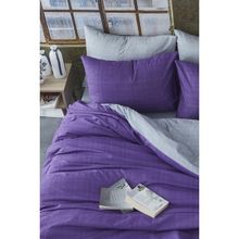 Bonjardin Home Tek Kişilik Çift Taraflı 160x220 cm Mor Nevresim Takımı