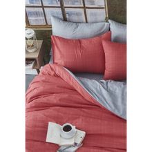 Bonjardin Home Tek Kişilik Çift Taraflı 160x220 cm Turuncu Nevresim Takımı