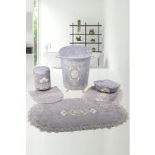 Bonny Home Lisa Kirli Gri Çamaşır sepeti seti