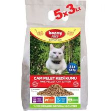 Bonny Nice 5x2 lt Doğal Pellet Çam Peleti Kalın Kedi Kumu