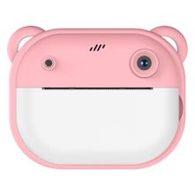 Bood BM33 Baskılı Pembe Çocuk Fotoğraf Makinesi
