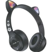 Bood Cat Ear 2 Siyah Kablosuz Üstü Kulaklık
