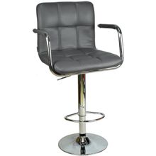 Boombar Carla 9503Q0125 Gri Deri Bar Taburesi
