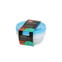 Bora BO551 3'lü Set 1000 ml Yuvarlak Saklama Kabı