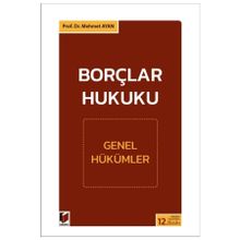 BORÇLAR HUKUKU - MEHMET AYAN