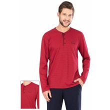 Bordo Erkek Pijama Takım