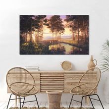 Bordo Sanat BRD-SNT-M-0373 70x40 cm Manzara Dekoratif Duvar Kanvas Tablo