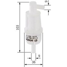 Bosch 0450904077 Mercedes Yakıt Ara Filtre