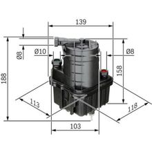 Bosch 0450907015 Clio III 1.5DCI Modus Yakıt Filtresi