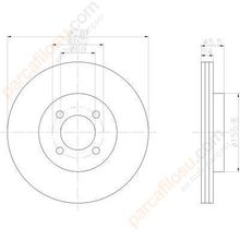 Bosch 0986478493 Oto Ön Fren Diski