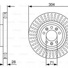 Bosch 0986479A89 Ön Fren Aynası
