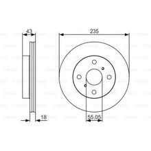 Bosch 0986479S46 Ön Fren Aynası