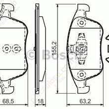 Bosch 0986494381 Oto Ön Fren Balatası