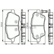 Bosch 0986TB3199 Ön Fren Balatası
