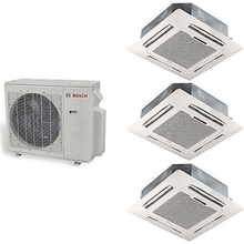 Bosch 1 Dış 36000 Btu 3 İç Ünite 12000 18000 18000 Btu Multi Kaset Tipi İnverter Klima