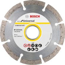 Bosch 115 mm Ekonomik Seri 9+1 Genel Yapı Malzemeleri İçin Elmas Kesme Diski