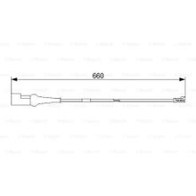 Bosch 1987473575 Ford V362 14-1987473552 1843313 Fren Balatası İçin Arka Fren İkaz Kablosu