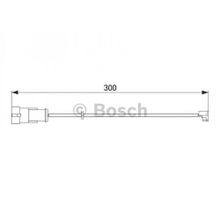 Bosch 1987474573 Iveco Daily 99- Fren Balatası Ön Arka Fişi İkaz Kablosu