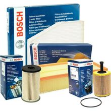 Bosch 20062014 Opel Corsa D 1.01.2 Benzinli Hava Yağ Karbonlu Polen Filtre Bakım Seti