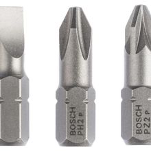 Bosch 2607001766 PH2/PZ2/SL1,0 25 mm 3'lü ExtraHard Bits Uç