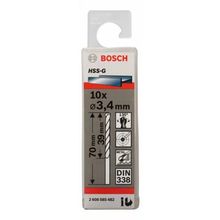 Bosch 2608585482 HSS-G 3.4x70 mm 10'lu Matkap Ucu