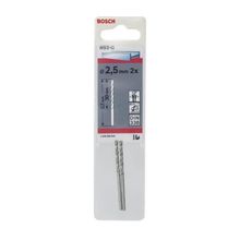 Bosch 2608585909 HSS-G 2,5 mm 2'li Taşlanmış Metal Matkap Ucu