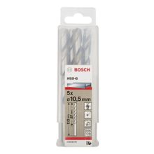 Bosch 2608595078 HSS-G 10,5 mm 5'li Taşlanmış Metal Matkap Ucu