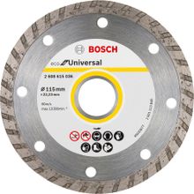 Bosch 2608615045 Eco Turbo 115 mm 10'lu Paket Elmas Yapı Malzemeleri İçin Testere